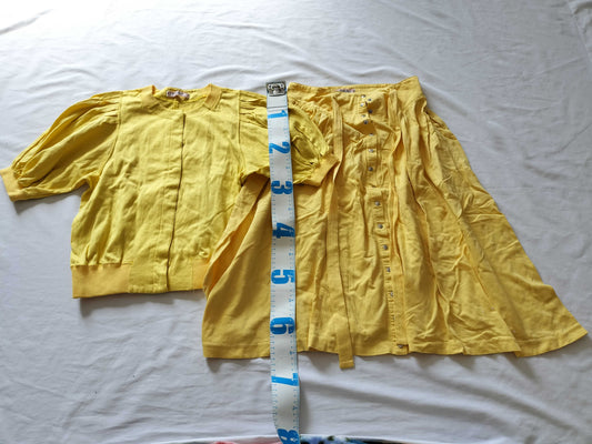Yves Saint Laurent Women's Yellow Set Other Apparel