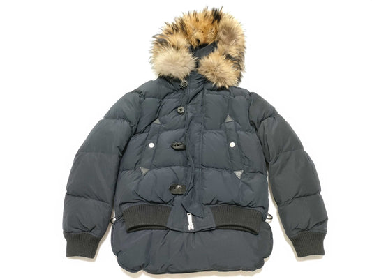 DSQUARED2 Down Jacket Raccoon Feather Jacket