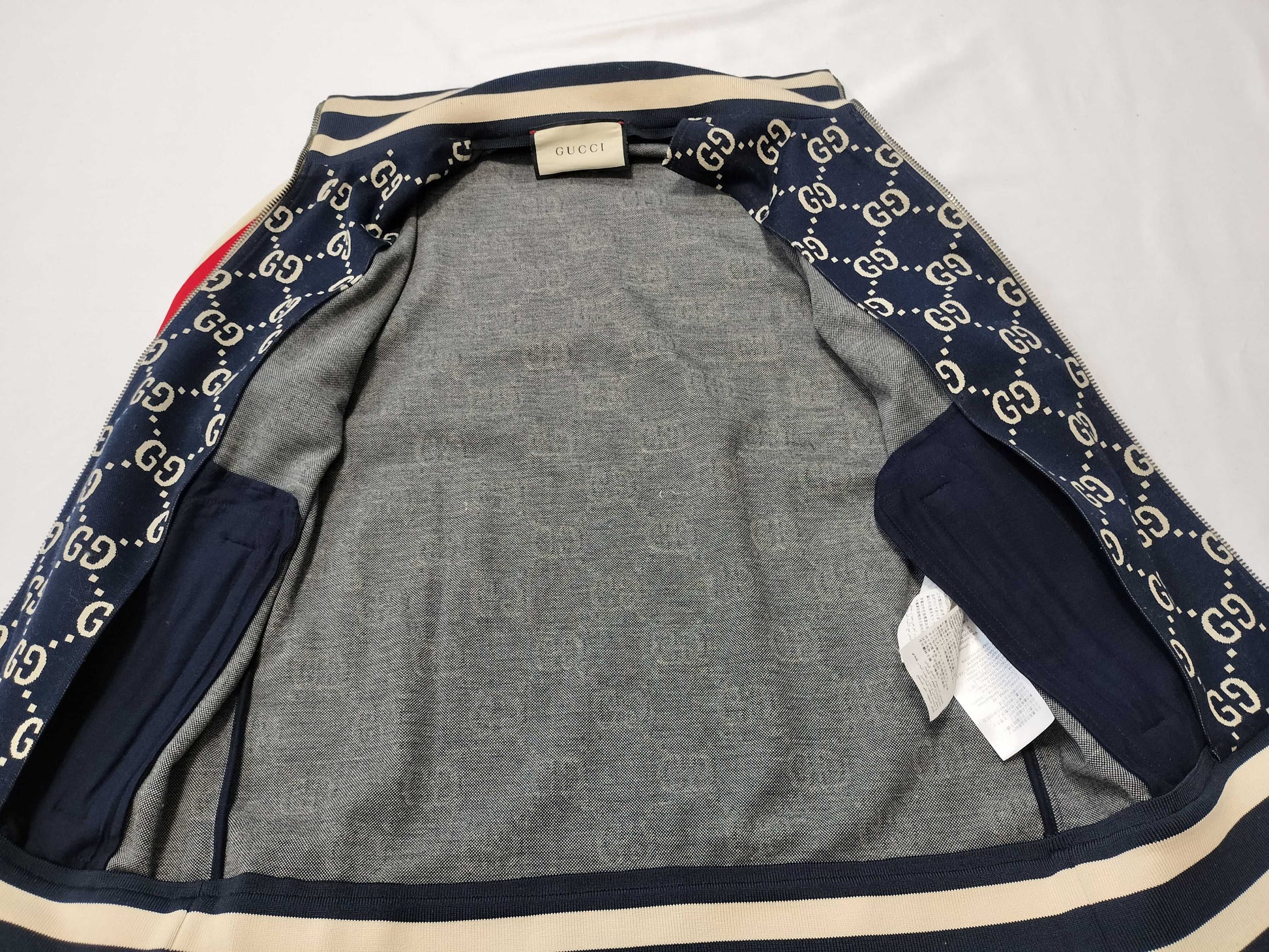GUCCI Jacquard Track Jacket M Jacket