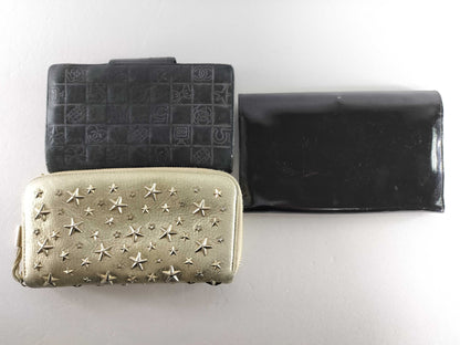 CHANEL Jimmy Choo * Celine Wallet 3-Piece Wallet