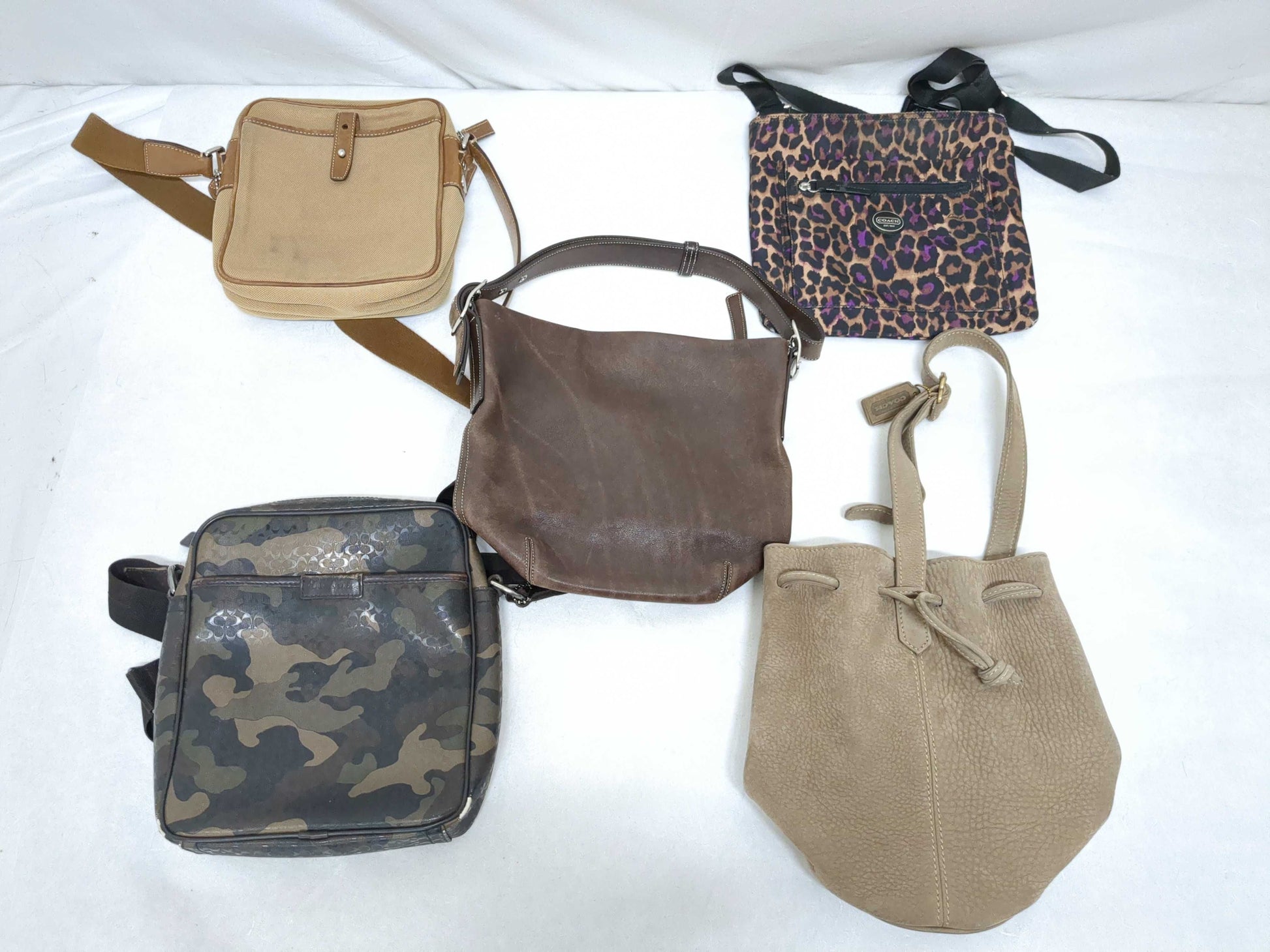 COACH Leather Signature 5-Piece Shoulder Bag