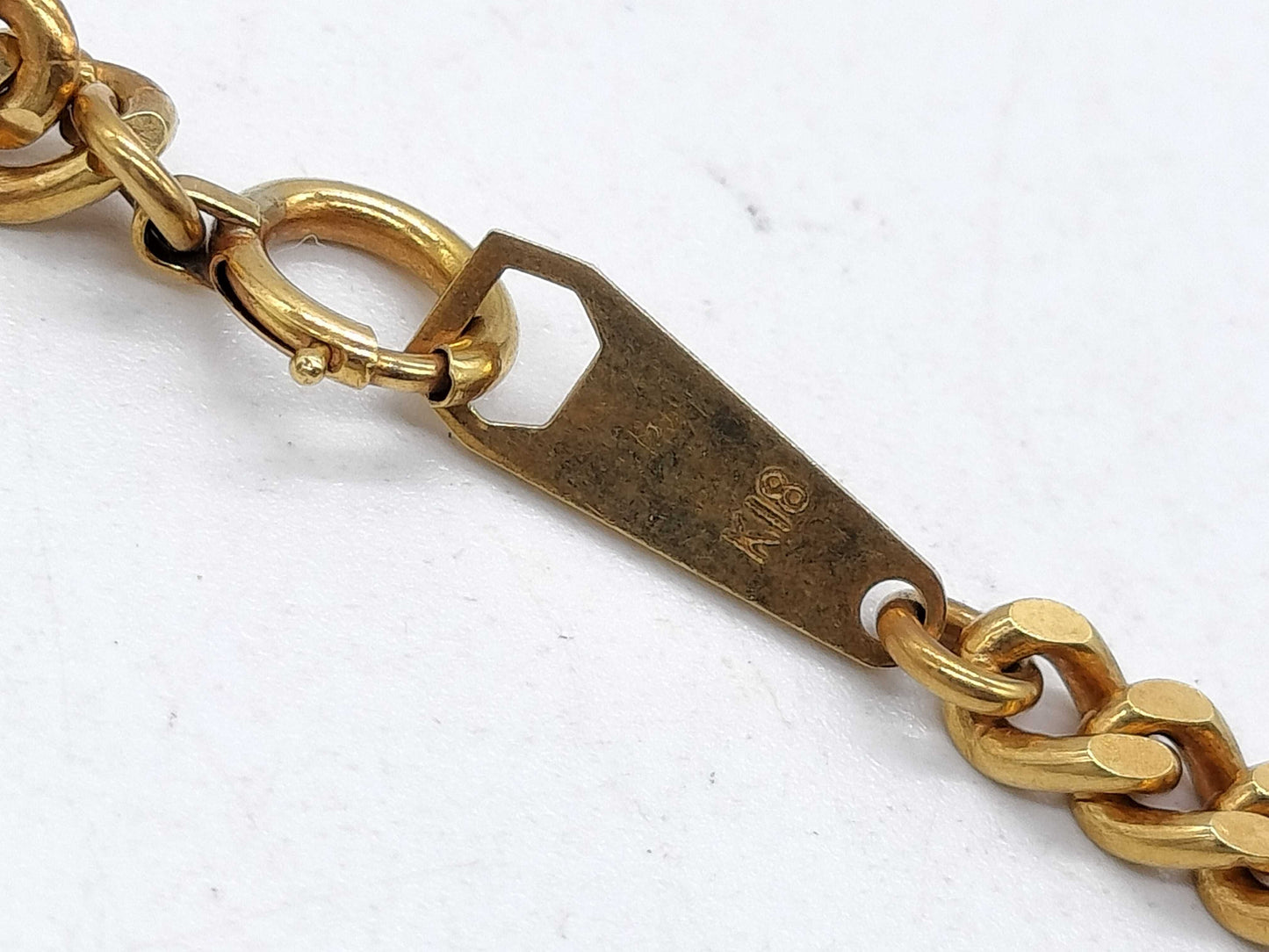 Kihei Double-Sided Single K18 20.1g Necklace 