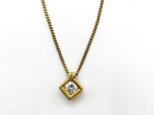 D0.24ct K18 3.1g Necklace 