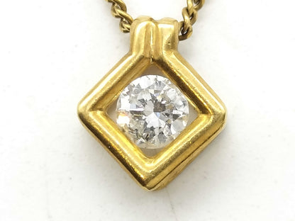 D0.24ct K18 3.1g Necklace 
