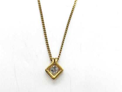 D0.24ct K18 3.1g Necklace 