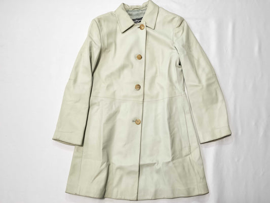 Salvatore Ferragamo Leather Coat Coat