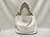 BOTTEGA VENETA Intrecciato One-Shoulder White Shoulder Bag