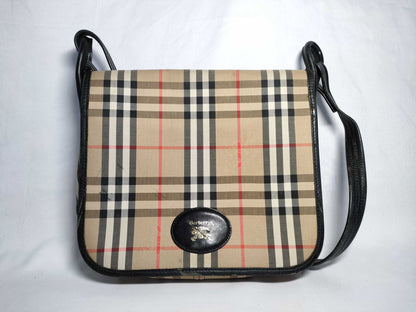 BURBERRY Nova Check Shadow Horse Shoulder Bag