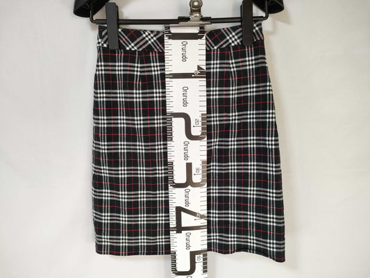 BURBERRY Blue Label Skirt, Nova Check, Black Skirt