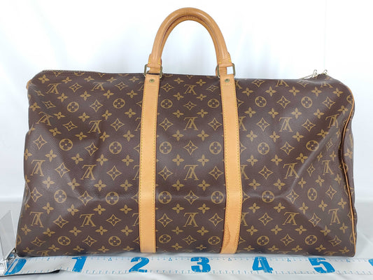 LOUIS VUITTON Monogram M41424 Keepall 55 Bandouliere Boston Bag