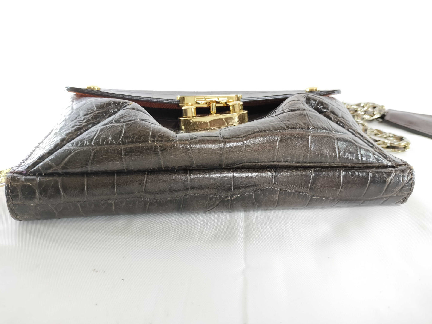 ADMJ Croco Chain Shoulder Bag Shoulder Bag