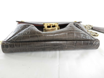 ADMJ Croco Chain Shoulder Bag Shoulder Bag