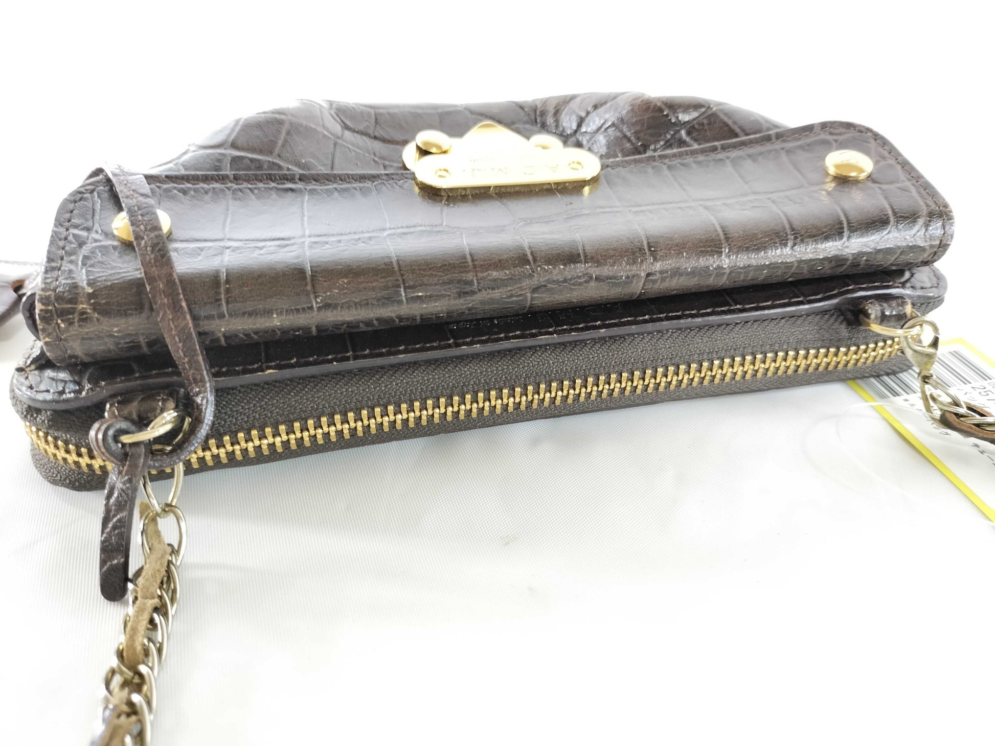 ADMJ Croco Chain Shoulder Bag Shoulder Bag
