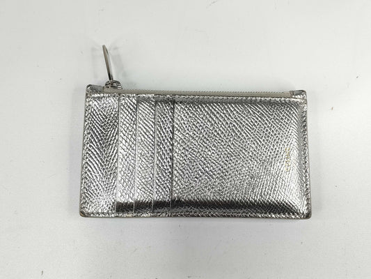 CELINE Card Case Silver Card Case, Pass Case, Business Card Case