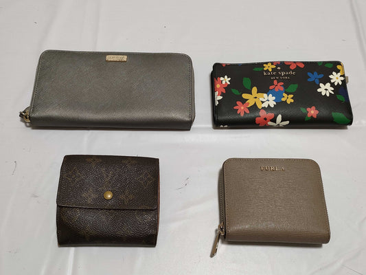 LOUIS VUITTON Monogram Double Hook/Kate Spade/FURLA Wallet Set