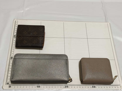 LOUIS VUITTON Monogram Double Hook/Kate Spade/FURLA Wallet Set