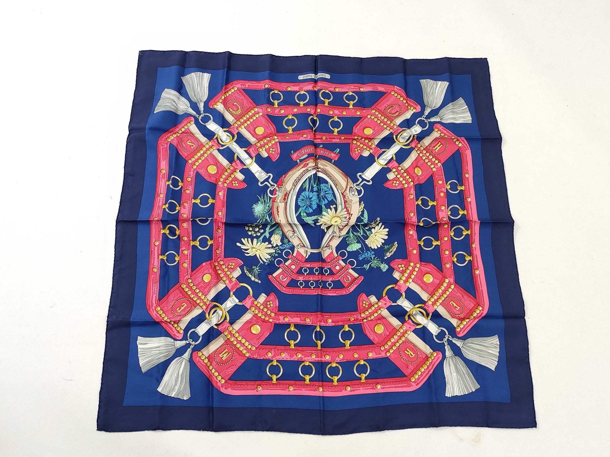 HERMES Carre aux champs scarf