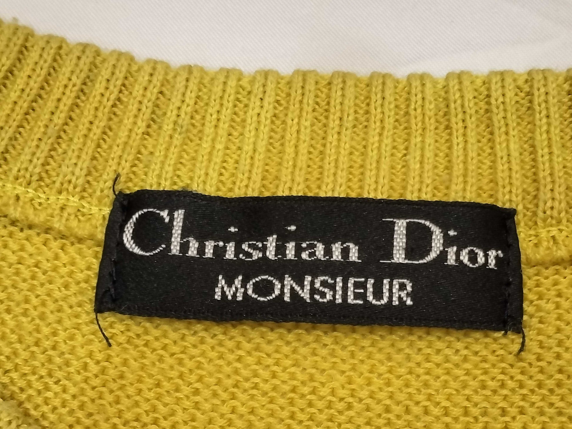 Dior short sleeve knit top