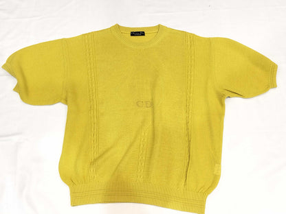 Dior short sleeve knit top