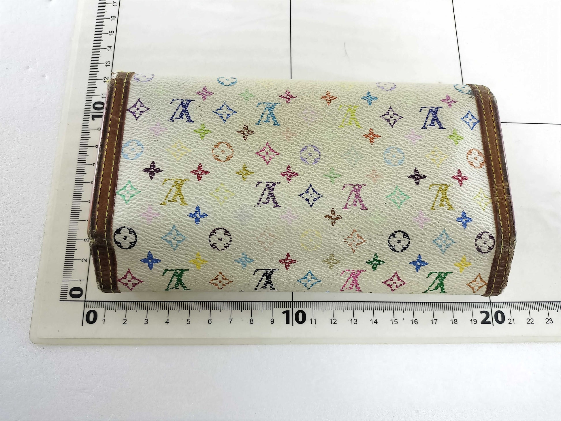 LOUIS VUITTON Monogram Multicolore Multicolore/Vernis Wallet and Key Case Set 