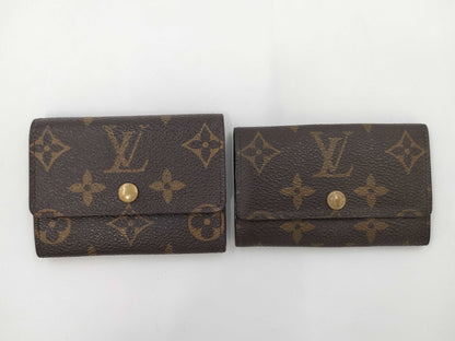 (10463_0023) LOUIS VUITTON Monogram Coin Case/Key Case*2 Wallet