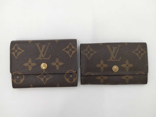 (10463_0023) LOUIS VUITTON Monogram Coin Case/Key Case*2 Wallet
