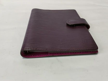 LOUIS VUITTON Epi Agenda PM Personalized Notebook Cover