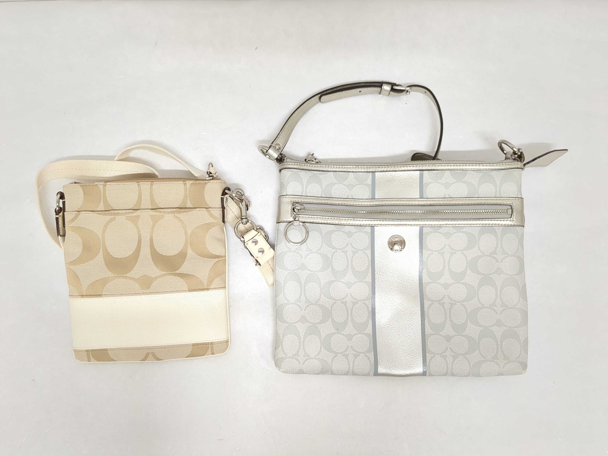 COACH Signature Coach Shoulder Bag 2 Piece Shoulder Bag