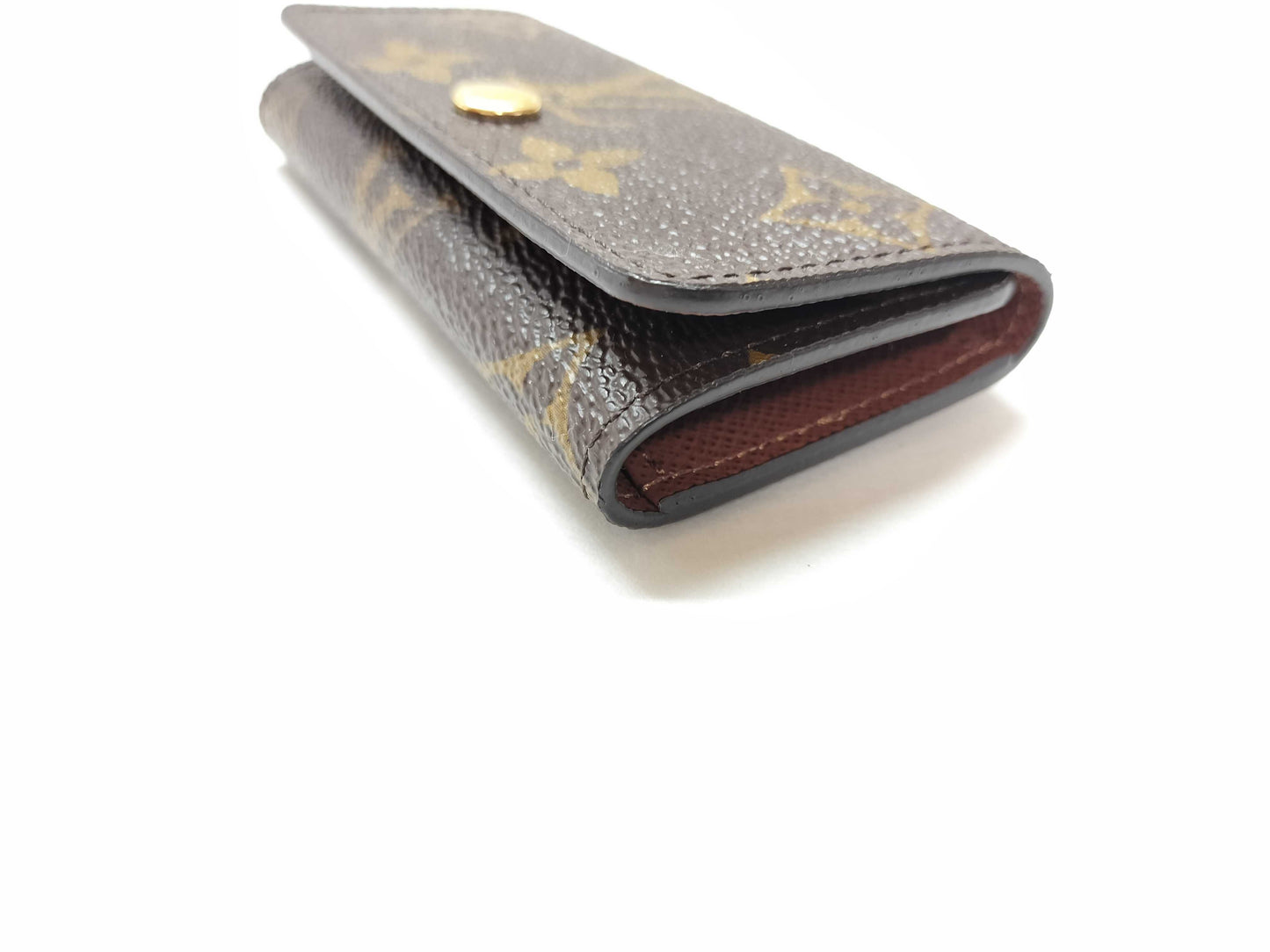 LOUIS VUITTON Monogram Key Case, 4-Ring, Personalized Key Case/Key Holder