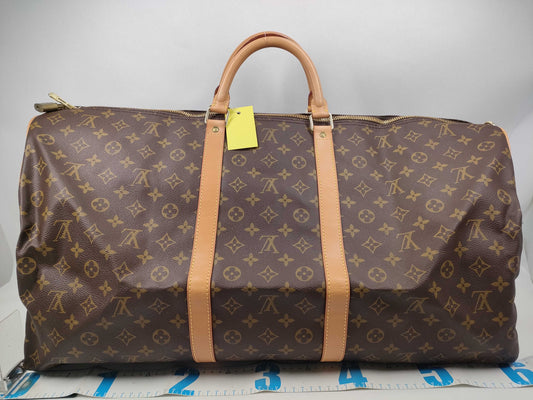 LOUIS VUITTON Monogram M41414 Keepall Bandouliere 55 Boston Bag