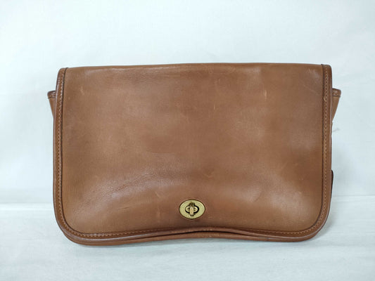 COACH Old Coach Turnlock Shoulder Bag 6906 Brown