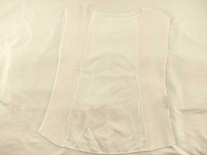 ISSEY MIYAKE Pleated White Top