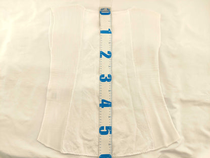 ISSEY MIYAKE Pleated White Top