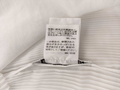 ISSEY MIYAKE Pleated White Top