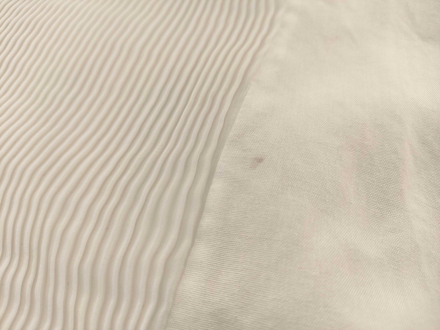 ISSEY MIYAKE Pleated White Top