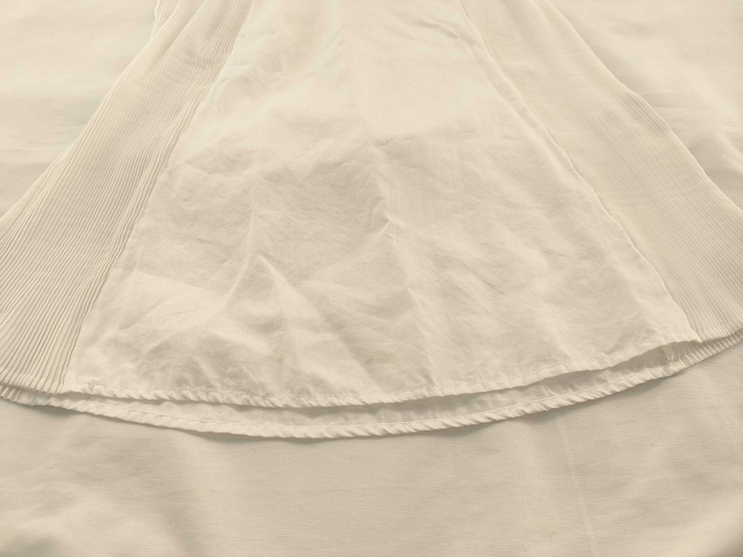 ISSEY MIYAKE Pleated White Top