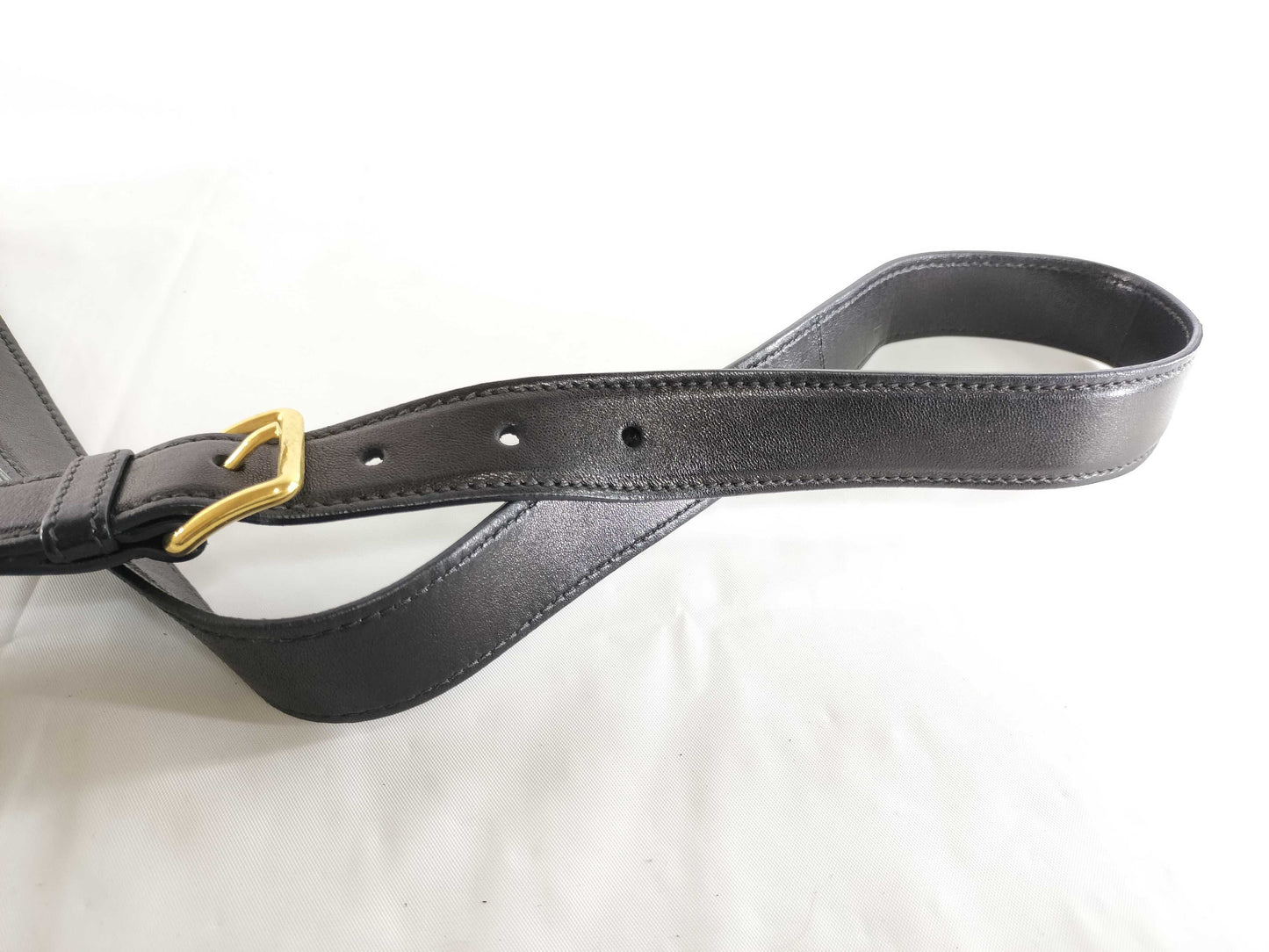 Miu Miu Leather Shoulder Bag with Peeling Shoulder Strap