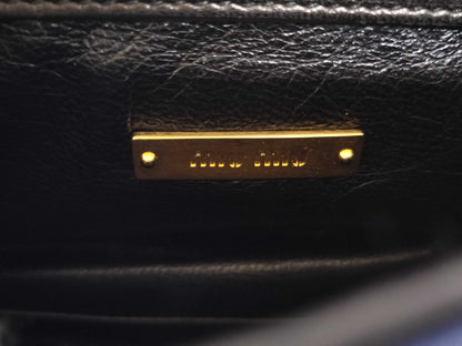 Miu Miu Leather Shoulder Bag with Peeling Shoulder Strap
