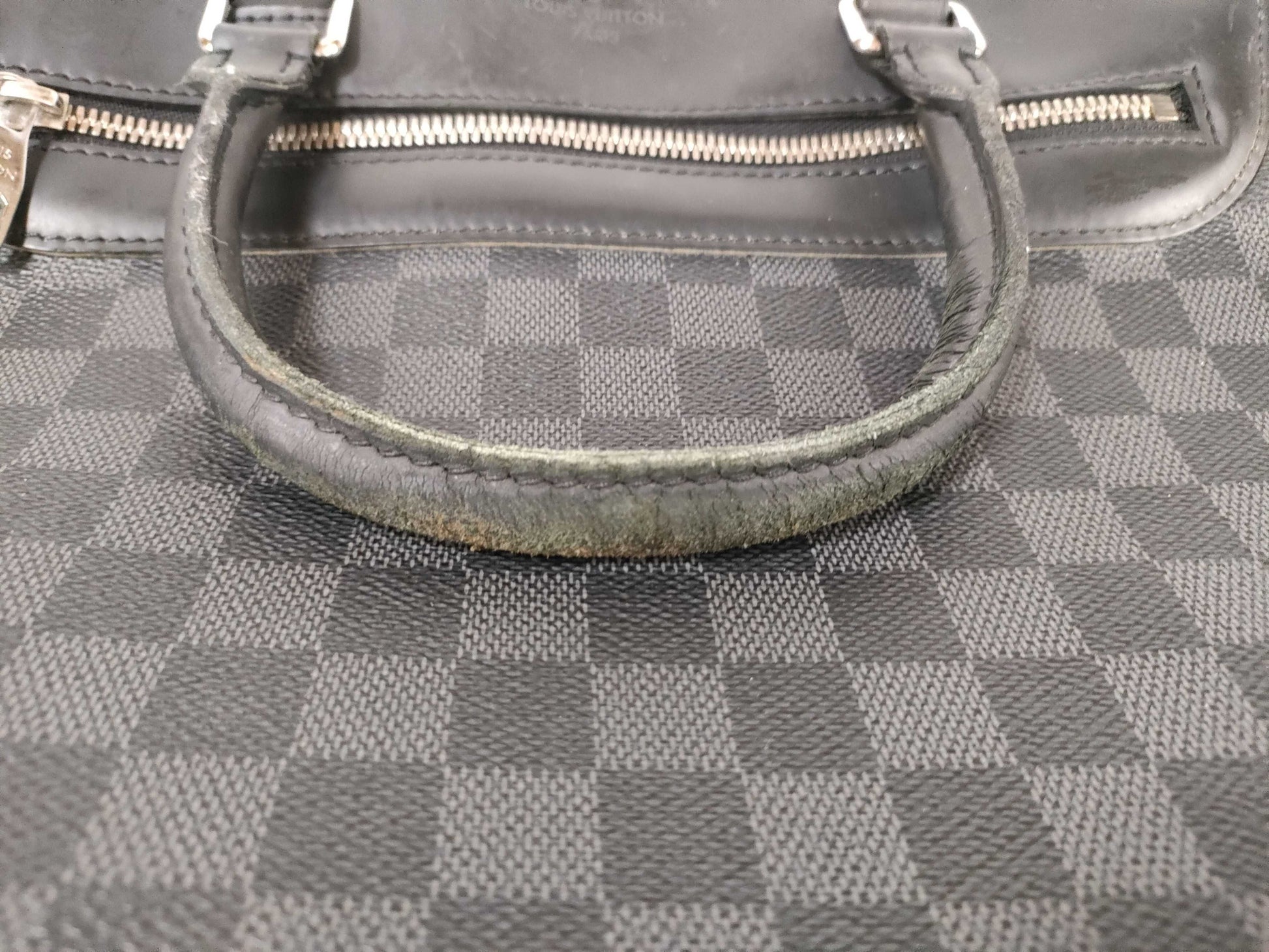 LOUIS VUITTON Damier N41589 Porte-documentaire Damier Cobalt Business Bag