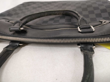LOUIS VUITTON Damier N41589 Porte-documentaire Damier Cobalt Business Bag