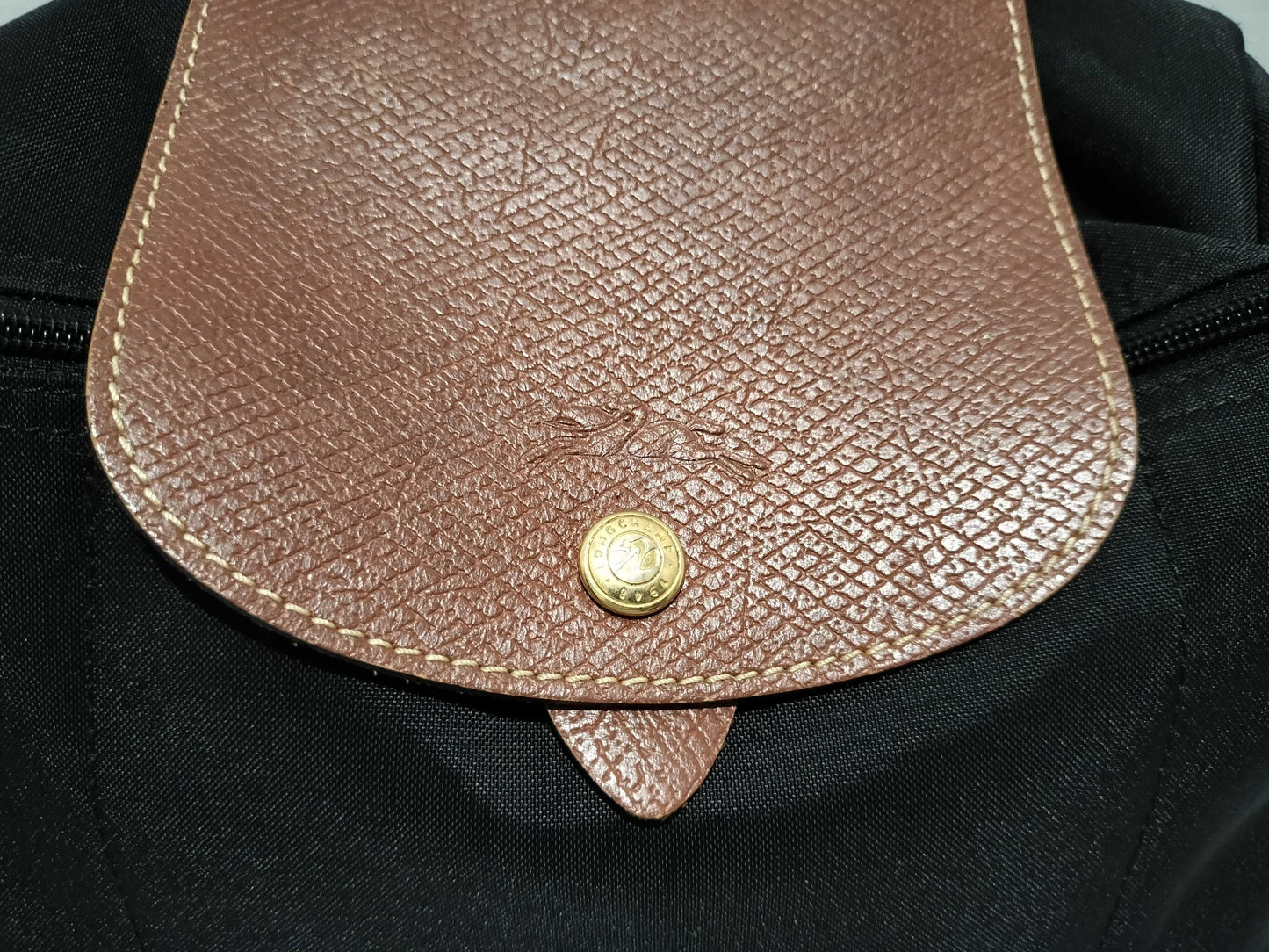 LONG CHAMP Pliage Backpack/Black/Color Transfer