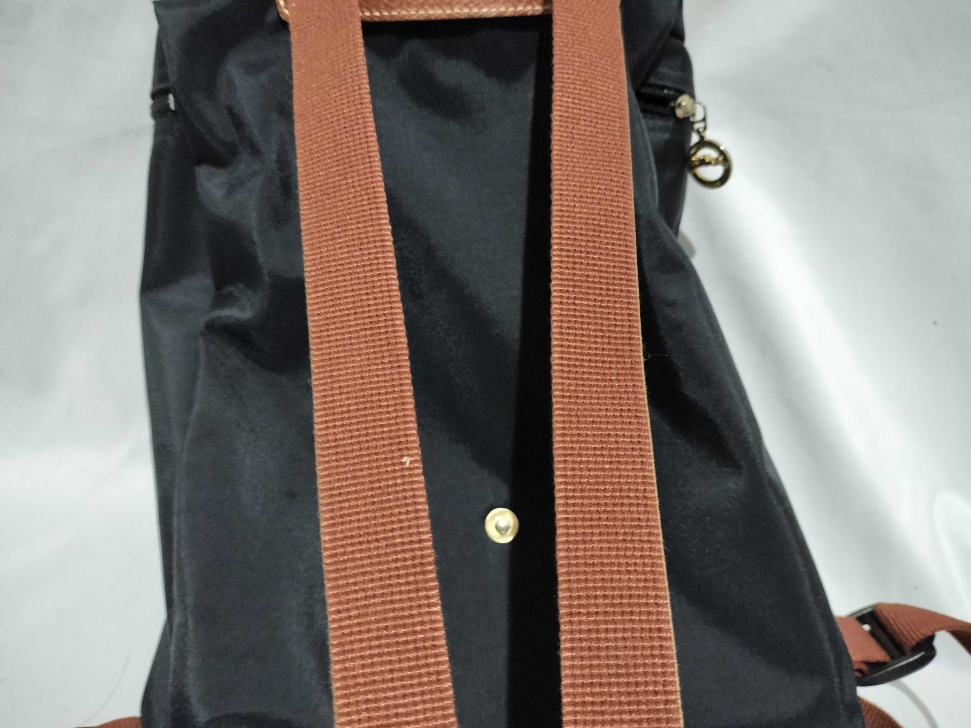 LONG CHAMP Pliage Backpack/Black/Color Transfer