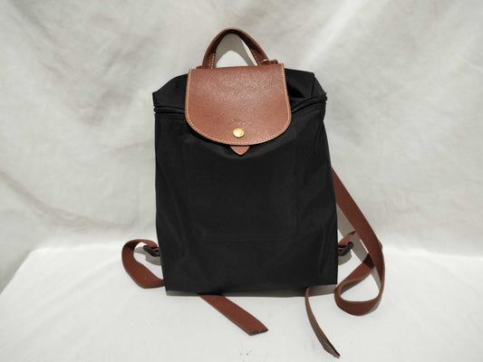 LONG CHAMP Pliage Backpack/Black/Color Transfer