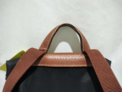 LONG CHAMP Pliage Backpack/Black/Color Transfer