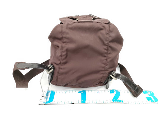 PRADA Nylon Backpack Brown Backpack