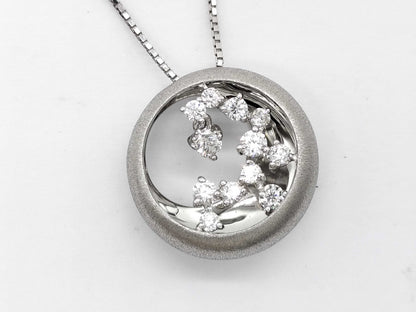 D0.32ct K18WG 6.0g Necklace 