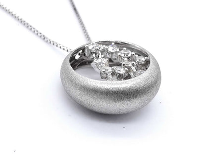 D0.32ct K18WG 6.0g Necklace 