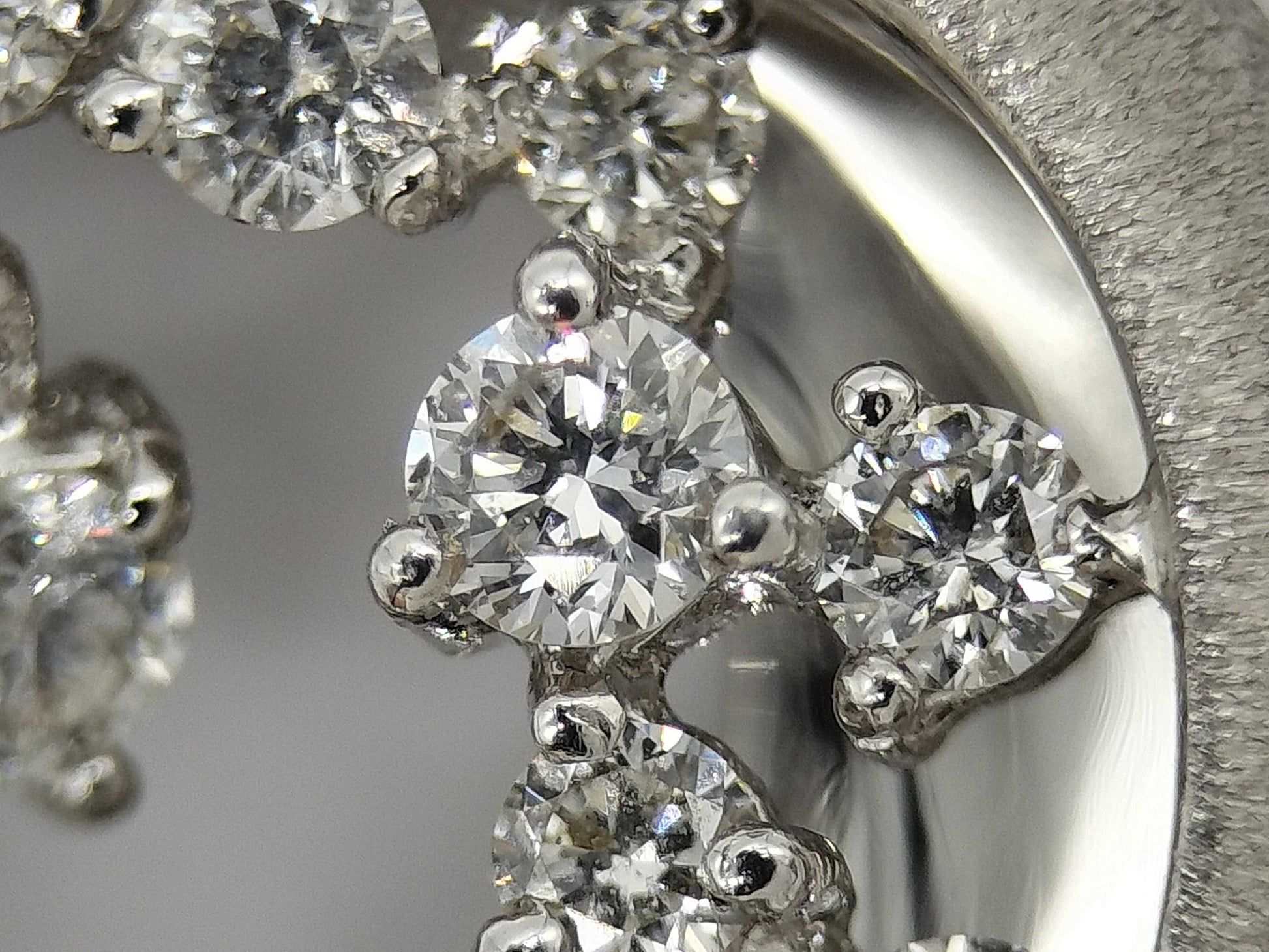 D0.32ct K18WG 6.0g Necklace 