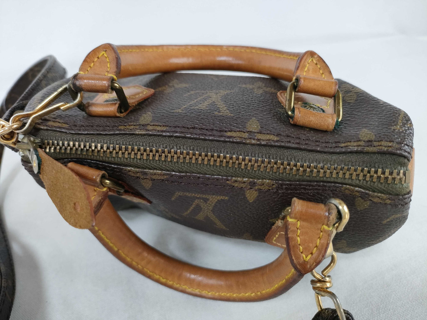 LOUIS VUITTON Monogram Mini Speedy Shoulder Bag