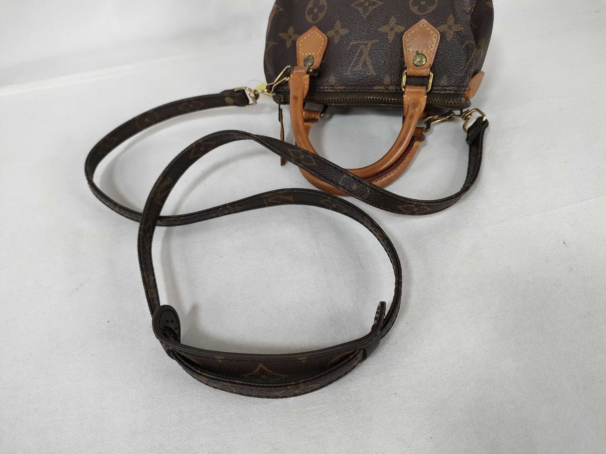 LOUIS VUITTON Monogram Mini Speedy Shoulder Bag